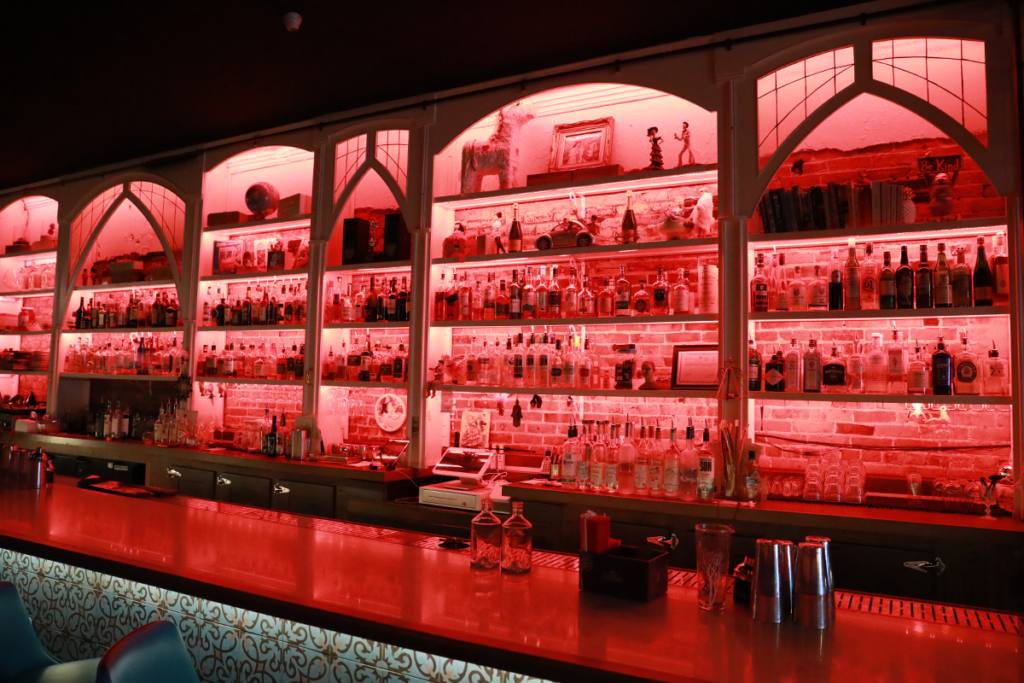 Image of House of Charm bar.